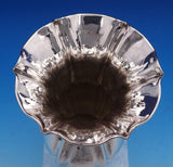 Greek XEIPO Sterling Silver Vase Hand Hammered 925/1000 8" x 4 1/4" (#8466)