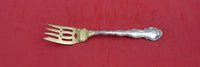 Strasbourg by Gorham Sterling Pastry Fork GW w/bar & 2 holes 4-tines  5 3/4"