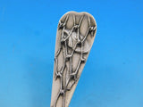 Fish in Net by Whiting Sterling Silver Berry Spoon Light Vermeil 9" Serving