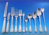 Shell and Thread by Tiffany Sterling Silver Flatware Set 12 Service 139 pcs Din