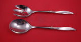 Pine Spray by International Sterling Silver Salad Serving Set HH WS 11 3/4"