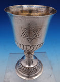 Judaica by Buccellati .925 Silver Goblet / Kiddush Cup Star of David (#8485)