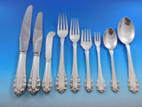 Lily of the Valley by Georg Jensen Sterling Silver Flatware Set Service 81 pcs