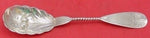 Coin Silver by W.R. Tice Berry Spoon Twist Handle/Fruit In Bowl 9"