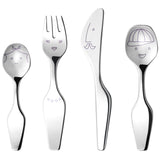 Alfredo by Georg Jensen Stainless Steel The Twist Family Kids Flatware Set - NOS