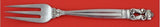 Acorn by Georg Jensen Sterling Silver Pastry Fork 3-Tine (Even Tines) GI/GJ Mark