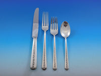 Rambler Rose by Towle Sterling Silver Flatware Set for 12 Service 75 pieces