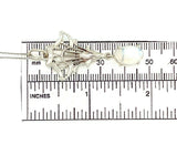 14k White Gold Oval 2.84ct Genuine Natural Moonstone Pendant (#J5367)
