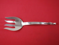 Blossom by Unknown Mexican Sterling Silver Salad Serving Fork 9 3/4"