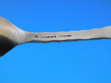 Lap Over Edge Mixed Metals Tiffany & Co Sterling Silver Demitasse Spoon Floral
