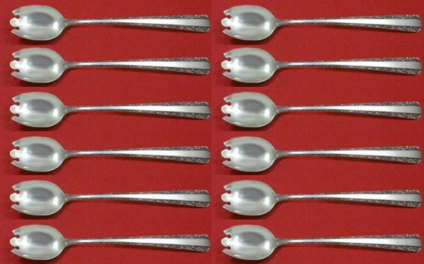 Candlelight by Towle Sterling Silver Ice Cream Dess. Fork Custom Set 12 pcs 6"