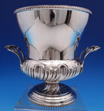 Italian .800 Silver Ice Bucket with Tongs 6 3/4" x 6 1/2" 23 ozt. (#4295)