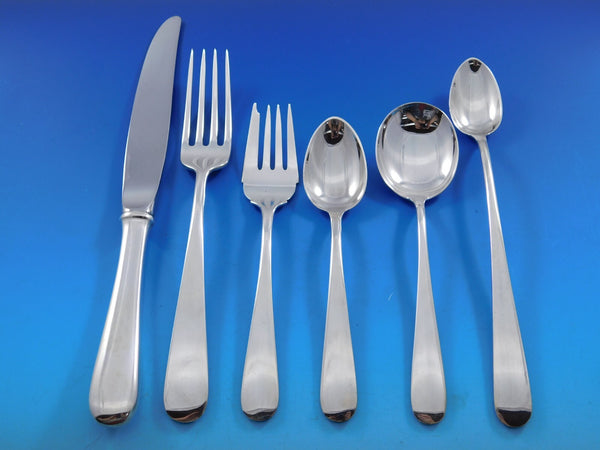 Old Maryland Plain by Kirk Sterling Silver Flatware Set Service 42 pcs Dinner