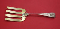 Brite-Cut by J.E. Caldwell Sterling Silver Asparagus Fork GW w/ Flowers 10 1/4"