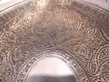Roberts & Belk English Silverplate Basket with Swing Handle Antique (#9201)