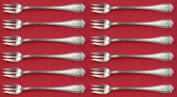 Hepplewhite by Reed and Barton Sterling Silver Cocktail Fork Set 12 pcs 5 1/2"