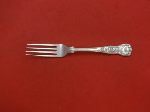 Kings English Sterling by Unknown Sterling Regular Fork w/Sh.Dc Marking 6 7/8"
