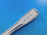 Lap Over Acid Etched by Tiffany Sterling Silver Regular Fork Gingko Leaves 7 1/4