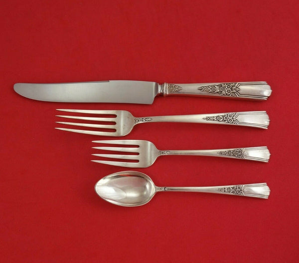 Gaycourt by Lunt Sterling Silver Dinner Size Place Setting(s) 4pc