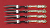 Marlborough by Reed and Barton Sterling Silver Fruit Fork Set 4pc HHWS 6" Custom