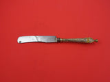 Austrian Sterling Silver Regular Knife HH Steel blade blunt 3 sided handle 9"