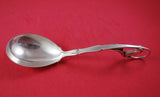 Ornamental #141 by Georg Jensen Sterling Silver Berry Spoon 3-D Handle 8 1/4"