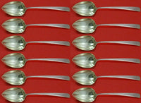Craftsman by Towle Sterling Silver Grapefruit Spoon Custom Set 12 pcs 6" Fluted