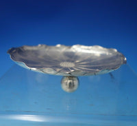 Chinese Export Sterling Silver Ashtray Chrysanthemum Design w/ Ball Feet (#5758)
