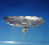 Chinese Export Sterling Silver Ashtray Chrysanthemum Design w/ Ball Feet (#5758)