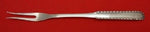 Rope By Georg Jensen Sterling Silver Pickle Fork Long 7"