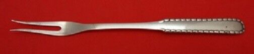 Rope By Georg Jensen Sterling Silver Pickle Fork Long 7"