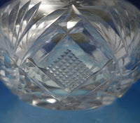 Violet by Unknown Sterling Silver and Cut Crystal Dresser Jar circa 1920 (#5907)