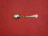 Norwegian Sterling Silver Demitasse Spoon set of 3 vermeil  3 7/8"