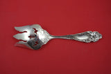 Love Disarmed by Reed and Barton Sterling Salad Serving Fork 3 piercings 10 1/2"