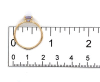 14k Yellow Gold .94ct Genuine Natural Ceylon Blue Sapphire Ring 6.75 (#J7318)