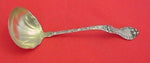 Les Cinq Fleurs by Reed & Barton Sterling Soup Ladle Goldwashed 11"