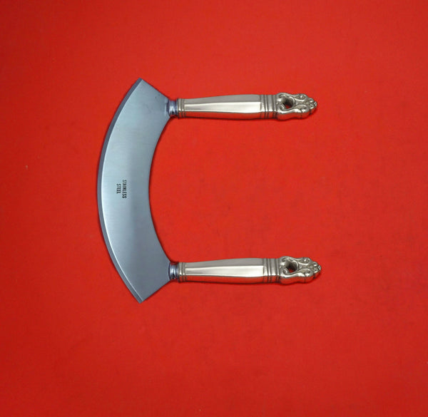 Royal Danish by International Sterling Silver Mezzaluna Knife HHWS 6 1/4" Custom