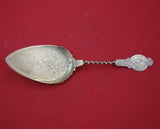 Medallion Coin by Unknown Coin Silver Pie Server FH AS brite-cut twist 9 1/4"