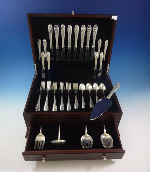 Lily of the Valley by Gorham Sterling Silver Flatware Set 8 Service 45 Pieces