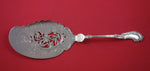 Dutch Sterling Silver Fish Server Pierced Bright-Cut w/ Daisies c. 1886 11/7/8"