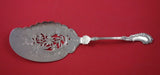 Dutch Sterling Silver Fish Server Pierced Bright-Cut w/ Daisies c. 1886 11/7/8"