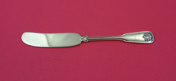 Shell and Thread Vermeil by Tiffany and Co Sterling Butter Spreader FH 5 3/4"