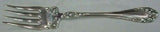 Rose By Wallace Sterling Silver Cold Meat Fork 8 1/4" Serving Silverware