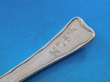Lap Over Acid Etched by Tiffany Sterling Silver Place Soup Spoon Spider Web 7"