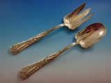 Vine by Tiffany & Co. Sterling Silver Salad Serving Set with Pea Pods 2pc 10"