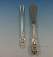 Rose Point by Wallace Sterling Silver Flatware Set For 8 Service 71 Pieces