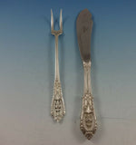 Rose Point by Wallace Sterling Silver Flatware Set For 8 Service 71 Pieces