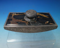 McChesney Co. Sterling Silver Desk Set 8-Piece with Marble and Granite (#5599)
