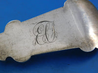 Ram by Schohay and Ludwig Coin Silver Oyster Ladle GW 3-D 11 1/4" Not Scalloped