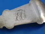 Ram by Schohay and Ludwig Coin Silver Oyster Ladle GW 3-D 11 1/4" Not Scalloped